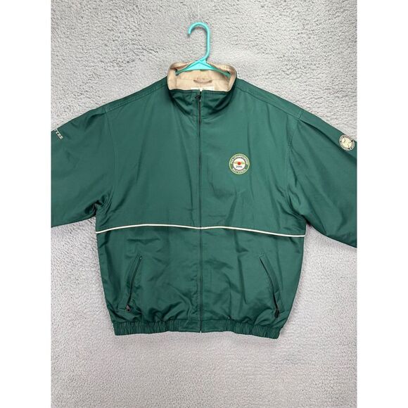 Cutter Buck Jacket Mens Medium Green PGA Championship Baltusrol‎ 2005 Full Zip - Picture 1 of 14